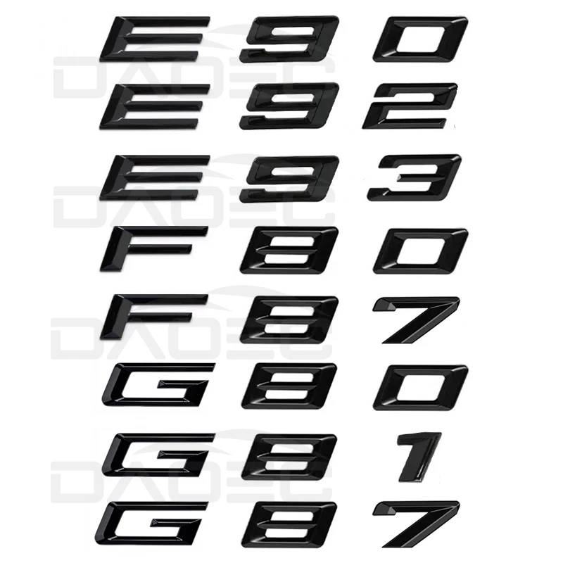 Car 3D ABS Trunk Letters Logo Badge Emblem Decals Styling Sticker For BMW M2 M3 E90 E92 E93 F80 F87 G80 G81 G87 Accessories
Car 3D ABS Trunk Letters Logo Badge Emblem Decals Styling Sticker For BMW M2 M3 E90 E92 E93 F80 F87 G80 G81 G87 Accessories