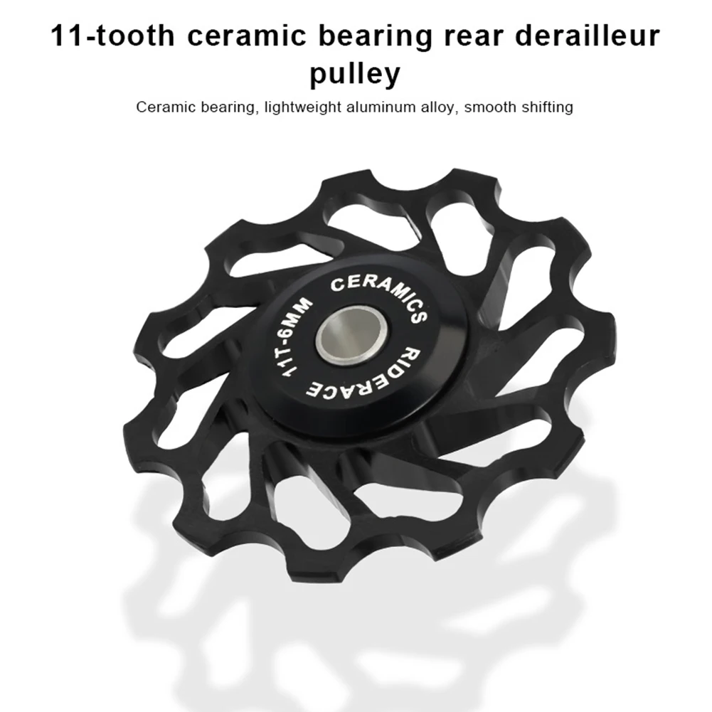 Bicycle Rear Derailleur Jockeyy Wheel 41x41mm For 8/9/10/11 Speed Rear Derailleur Black/Red/Bule/Green/Gray Waterproof
Bicycle Rear Derailleur Jockeyy Wheel 41x41mm For 8/9/10/11 Speed Rear Derailleur Black/Red/Bule/Green/Gray Waterproof