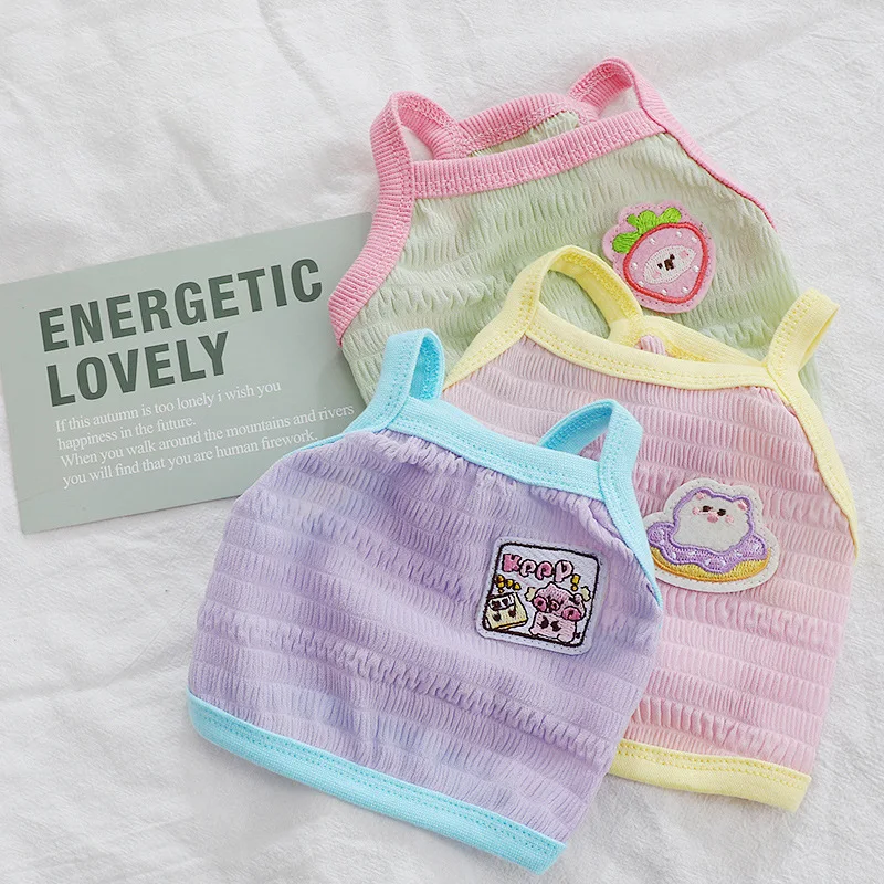 Colorful Suspenders Vest Pet Clothing Dogs Cartoon Cat Dog Clothes Costume Small Kitten Print Cute Summer Purple Boy Yorkshire
Colorful Suspenders Vest Pet Clothing Dogs Cartoon Cat Dog Clothes Costume Small Kitten Print Cute Summer Purple Boy Yorkshire