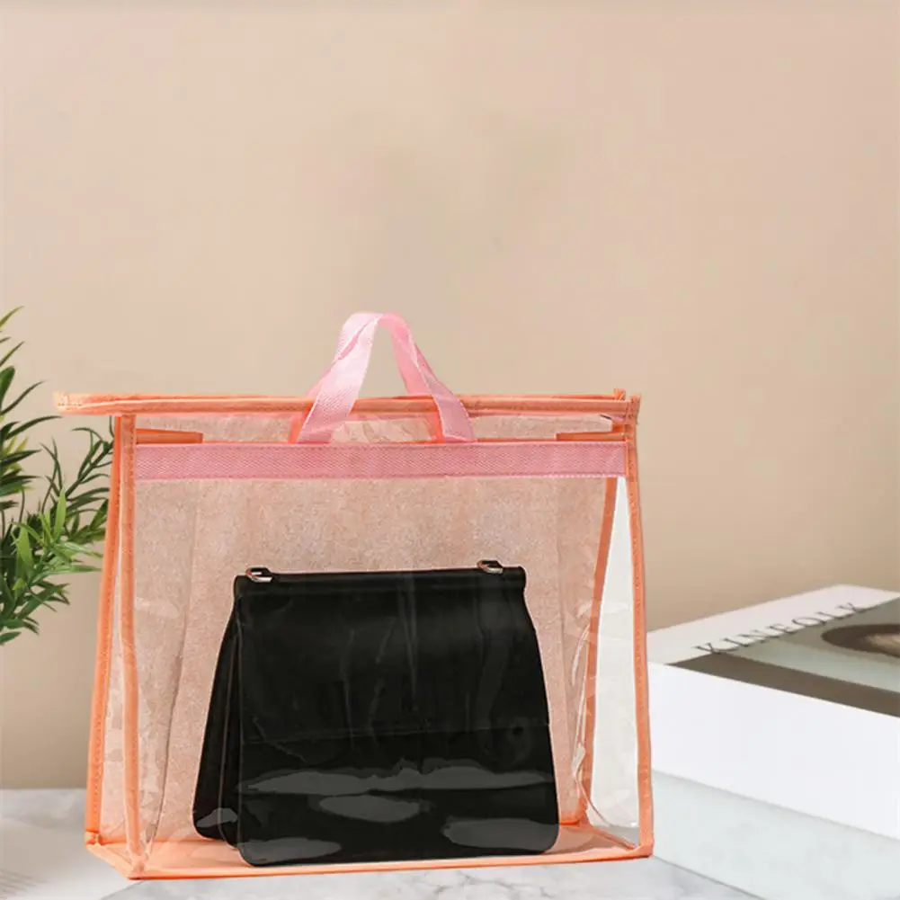 Closet Bag Organizer Transparent Water-resistant Handbag Storage Organizer Dust Bag with Handle Purse Protector for Convenience
Closet Bag Organizer Transparent Water-resistant Handbag Storage Organizer Dust Bag with Handle Purse Protector for Convenience