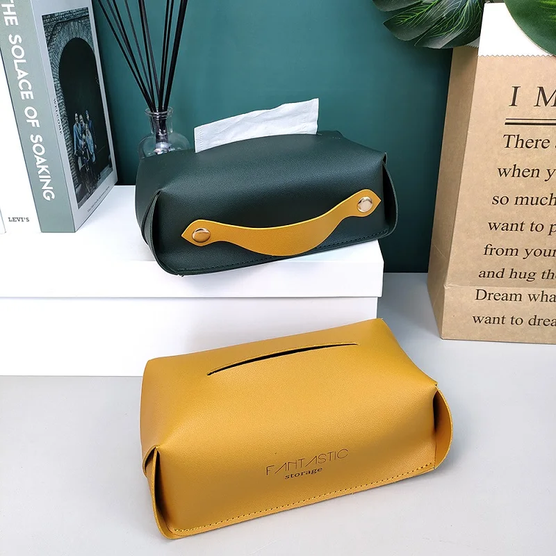 Toilet Tissue Box PU Leather Wall-mounted Multifunctional Creative Desktop Wipes Pumping Paper Box Can Be Customized LOGO
Toilet Tissue Box PU Leather Wall-mounted Multifunctional Creative Desktop Wipes Pumping Paper Box Can Be Customized LOGO