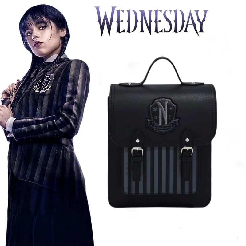 Wednesday Cosplay Backpack Student Retro Handbags Wednesday Addams College Bag Gothic School Bags Party Role Play Accessories
Wednesday Cosplay Backpack Student Retro Handbags Wednesday Addams College Bag Gothic School Bags Party Role Play Accessories