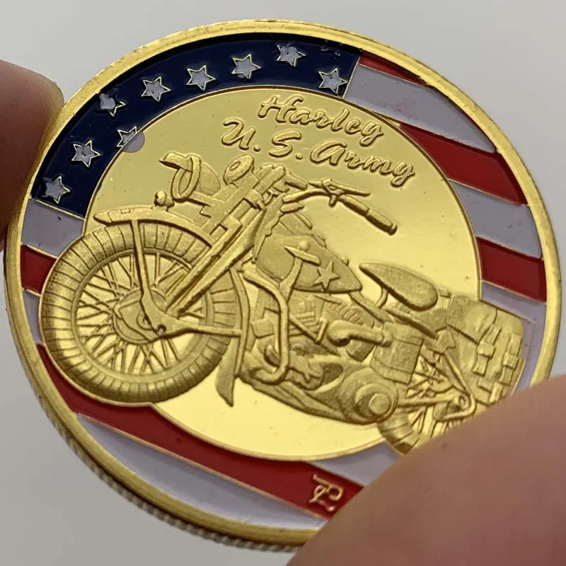 American Motorcycle Five-pointed Star Commemorative Collection Coin Gift Lucky Coin
American Motorcycle Five-pointed Star Commemorative Collection Coin Gift Lucky Coin
