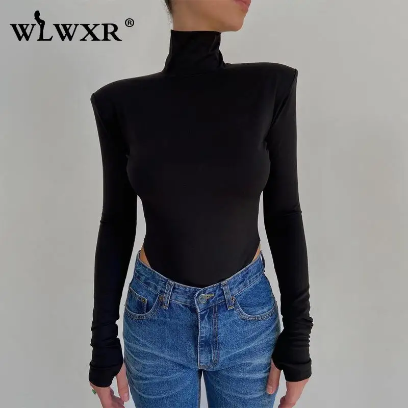 WLWXR Autumn Black Backless Body Tops Women Sexy Club Outfits For Women 2022 Turtleneck Long Sleeve Bodysuit Female Streetwear
WLWXR Autumn Black Backless Body Tops Women Sexy Club Outfits For Women 2022 Turtleneck Long Sleeve Bodysuit Female Streetwear
