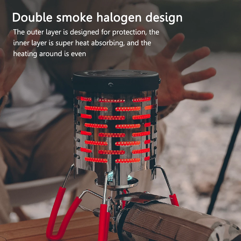 Portable Heater Stove Wear-resistant Outdoor Camping Tent Gas Heater Stove Portable Stainless Steel Gas Warmer Heating Cover
Portable Heater Stove Wear-resistant Outdoor Camping Tent Gas Heater Stove Portable Stainless Steel Gas Warmer Heating Cover