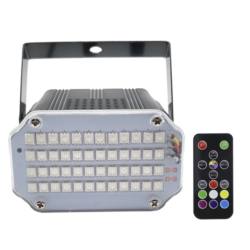 2PCS 48LED RGB 3In1 LED Strobe Light Remote Sound Control Wash Beam Stage Lights Party DJ Bar Lamp(EU Plug)
2PCS 48LED RGB 3In1 LED Strobe Light Remote Sound Control Wash Beam Stage Lights Party DJ Bar Lamp(EU Plug)