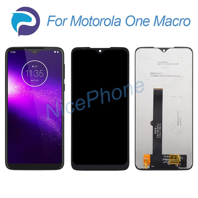 for Motorola One Macro LCD Display Touch Screen Digitizer Assembly Replacement 6.2" PAGS0005IN Moto One Macro Screen Display LCD
for Motorola One Macro LCD Display Touch Screen Digitizer Assembly Replacement 6.2" PAGS0005IN Moto One Macro Screen Display LCD