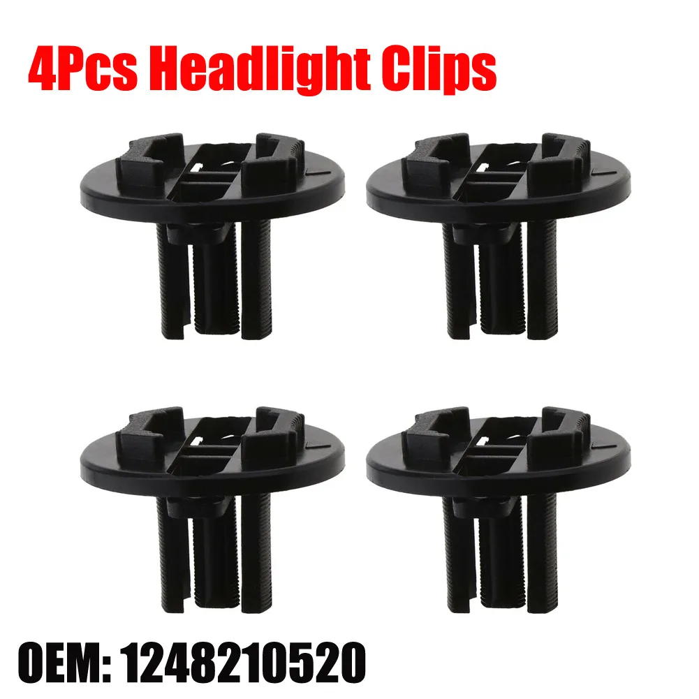 Replacement Headlight Fastener Clips 4pcs 1248210520 Black Fastener High Reliability Plastic Fit For W124 300CE E420
Replacement Headlight Fastener Clips 4pcs 1248210520 Black Fastener High Reliability Plastic Fit For W124 300CE E420