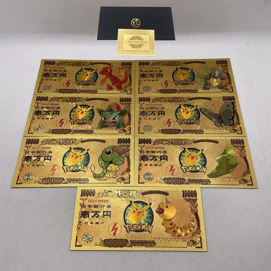Новые Красивые Искусственные аниме Модели милых покетов животных монстр золотые банкноты и монеты для классической коллекции памяти 
Новые Красивые Искусственные аниме Модели милых покетов животных монстр золотые банкноты и монеты для классической коллекции памяти