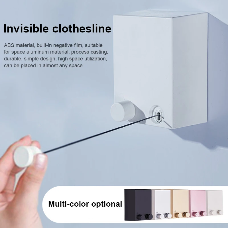 Retractable clothesline Wall Hanger Magic Drying Rack Balcony Bathroom Invisible Clothesline Balcony Bathroom Clothes
Retractable clothesline Wall Hanger Magic Drying Rack Balcony Bathroom Invisible Clothesline Balcony Bathroom Clothes