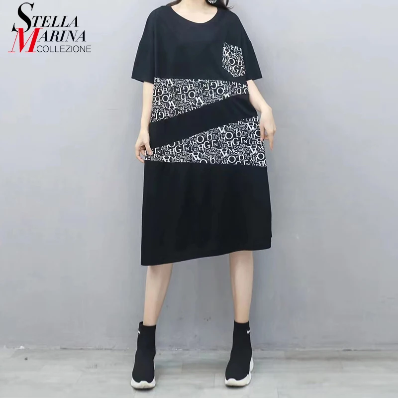 New Straight Loose Fit Summer Woman Casual Loose Fit Big Size Dress Letters Printed Unique Holiday Streetwear Robe Femme WW019
New Straight Loose Fit Summer Woman Casual Loose Fit Big Size Dress Letters Printed Unique Holiday Streetwear Robe Femme WW019