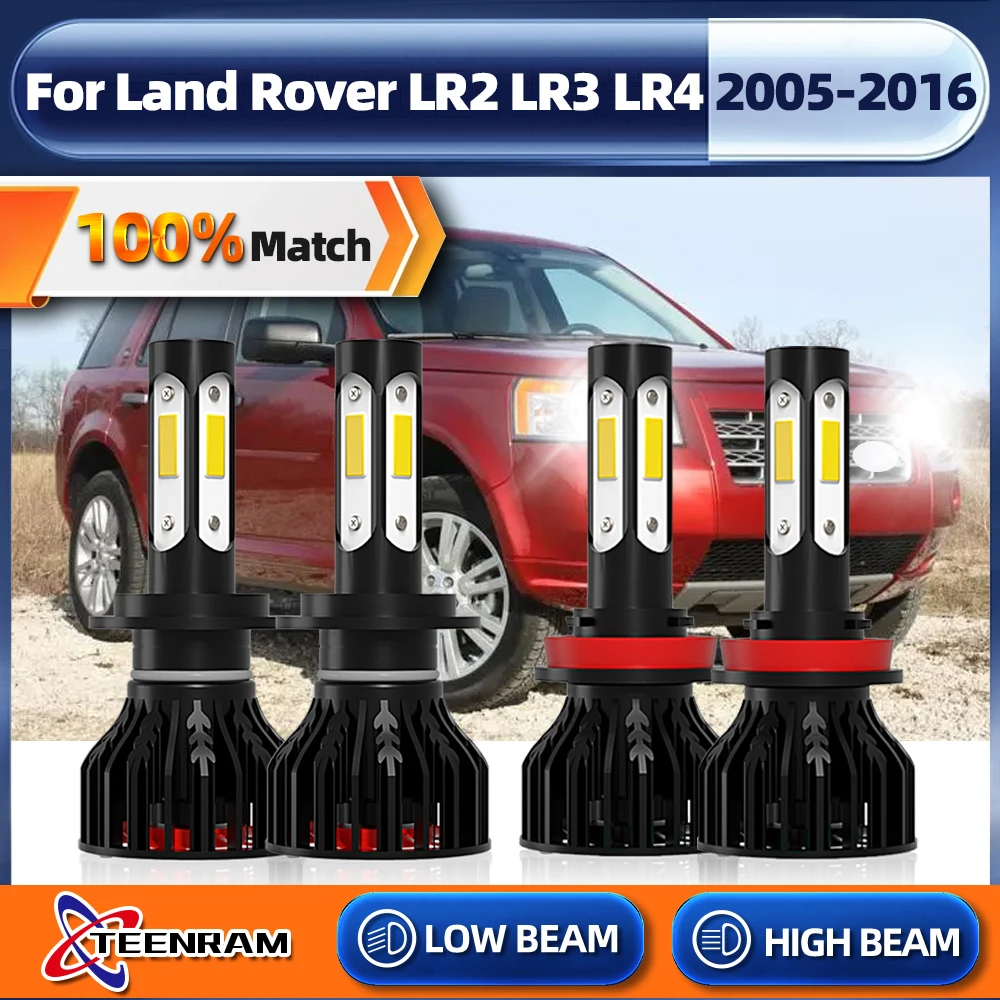 

240W Canbus LED Headlight H7 H11 Turbo Lamp 40000LM Car Headlamps Bulbs For Land Rover LR2 LR3 LR4 2005-2012 2013 2014 2015 2016