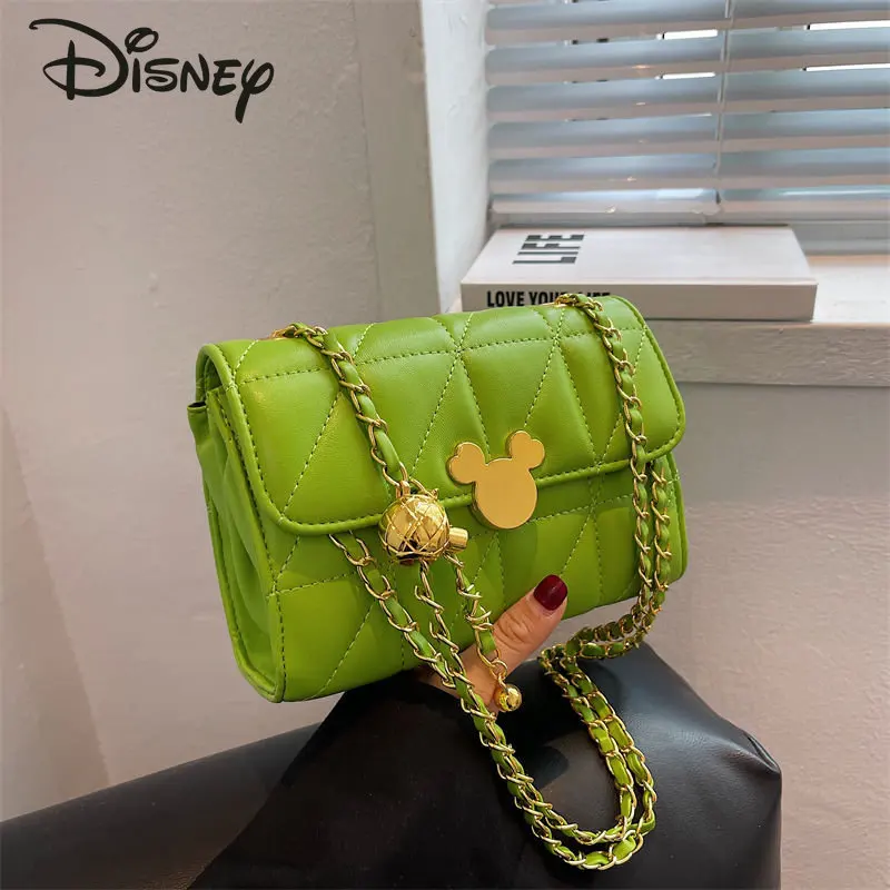 

Роскошная Брендовая женская сумка через плечо Disney с Микки Маусом, модная женская сумка на плечо премиум-класса, новая Универсальная сумка из искусственной кожи с цепочкой