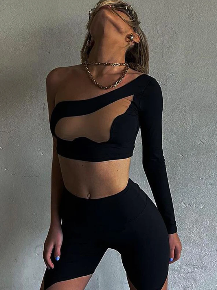 Женская прозрачная блузка в уличном стиле, сетчатые Топы с длинным рукавом и открытыми плечами в стиле эмо, Y2k
Женская прозрачная блузка в уличном стиле, сетчатые Топы с длинным рукавом и открытыми плечами в стиле эмо, Y2k