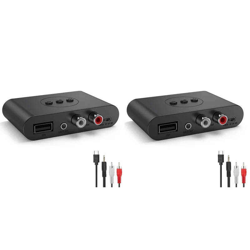 2X Bluetooth 5.2 Audio Receiver NFC USB Flash Drive RCA 3.5Mm AUX USB Stereo Music Wireless Adapter With Microphone
2X Bluetooth 5.2 Audio Receiver NFC USB Flash Drive RCA 3.5Mm AUX USB Stereo Music Wireless Adapter With Microphone