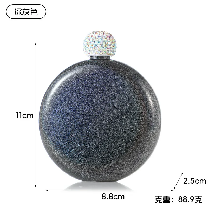 Мини-фляга из нержавеющей стали, разноцветная круглая фляга, карманная фляга, подарочная упаковка, спиртовая фляжка для виски, винтовая крышка, женская фляжка на день рождения
Мини-фляга из нержавеющей стали, разноцветная круглая фляга, карманная фляга, подарочная упаковка, спиртовая фляжка для виски, винтовая крышка, женская фляжка на день рождения