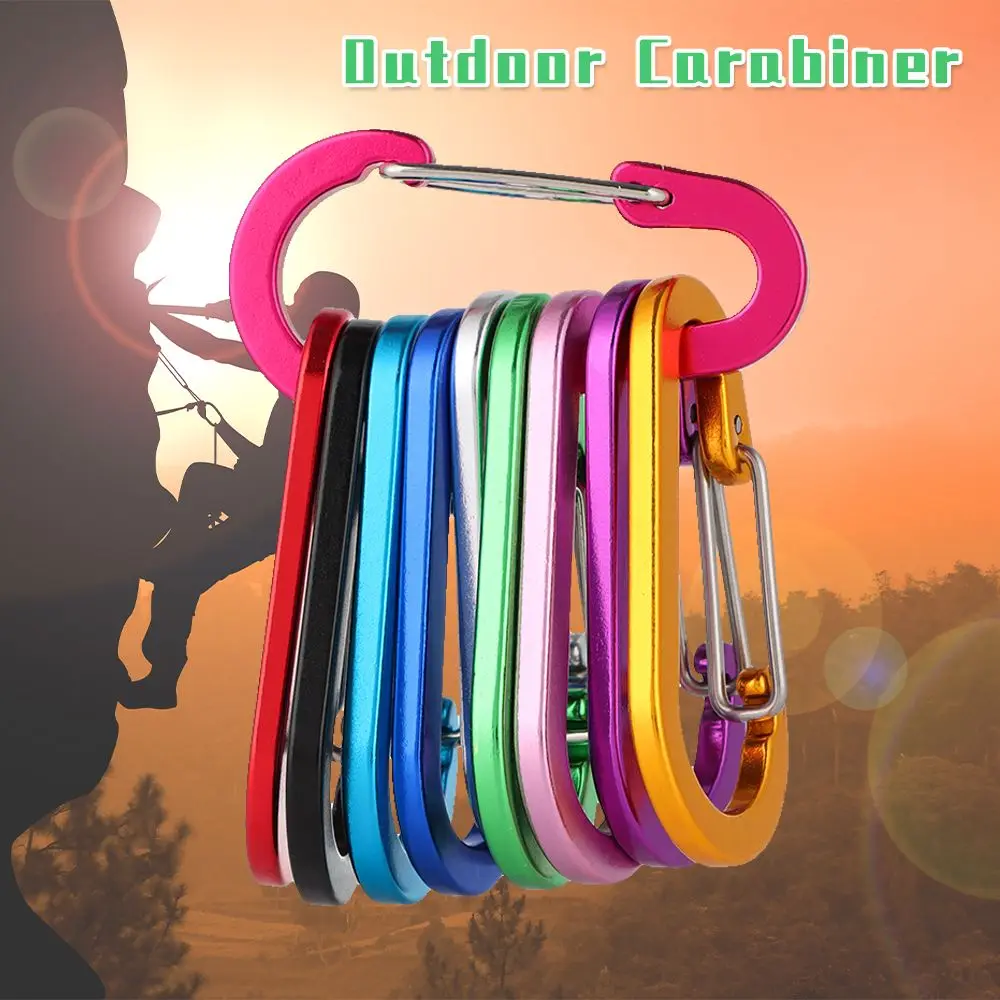 10 Colors Multi Tool S Shape Outdoor Hook Climbing Snap Clip Keychain Clips Camping Lock Buckle Fishing Small Carabiner
10 Colors Multi Tool S Shape Outdoor Hook Climbing Snap Clip Keychain Clips Camping Lock Buckle Fishing Small Carabiner
