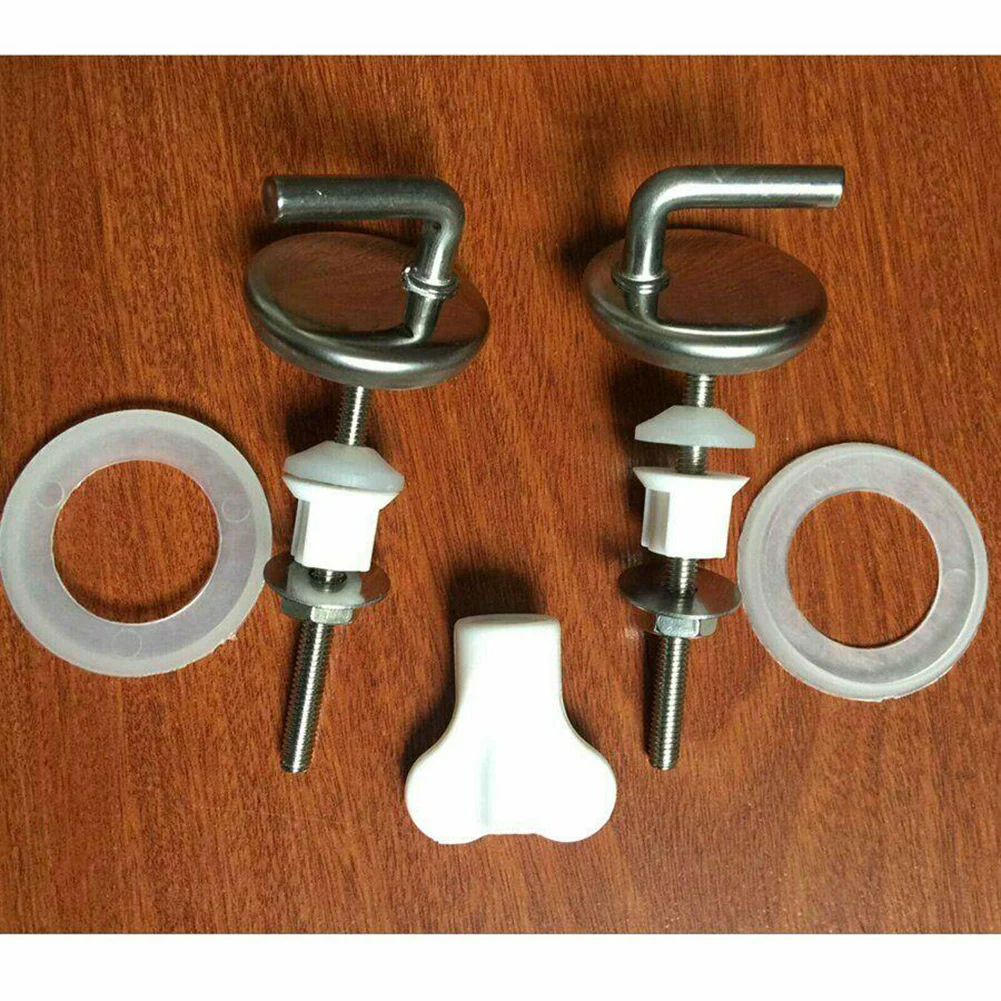 

Stainless Steel Toilet Seat Hinges Mountings Closestool Bolt Anchoring Screw Universal Toilet Accessories Bathroom
