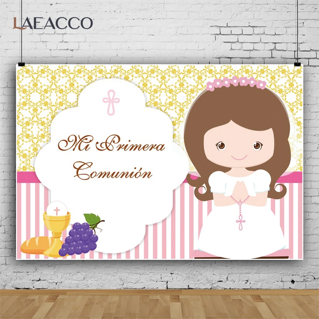 Laeacco Custom Cartoon Pink Cross Girls My First Communion Photographic Banner Photography Backdrop Photo Studio Decor Props
Laeacco Custom Cartoon Pink Cross Girls My First Communion Photographic Banner Photography Backdrop Photo Studio Decor Props