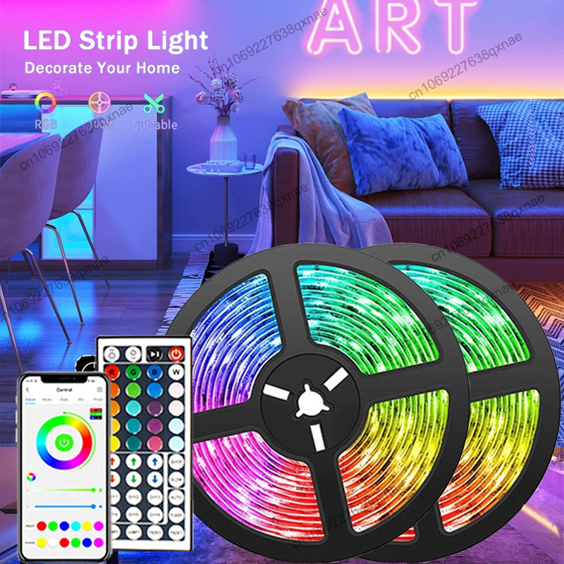 100ft LED Strip Lights for Room Decor SMD 5050 RGB Led Tape Music Sync LED Lights Bluetooth Remote DC5v Neon Lights TV Backlight
100ft LED Strip Lights for Room Decor SMD 5050 RGB Led Tape Music Sync LED Lights Bluetooth Remote DC5v Neon Lights TV Backlight