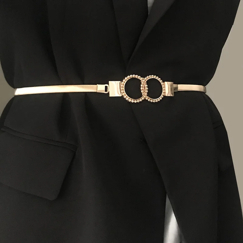 Metal Elastic Waistbands gold Chain belts Accessories Women Slim stretch Belt Decoration dress ladies female strap
Metal Elastic Waistbands gold Chain belts Accessories Women Slim stretch Belt Decoration dress ladies female strap