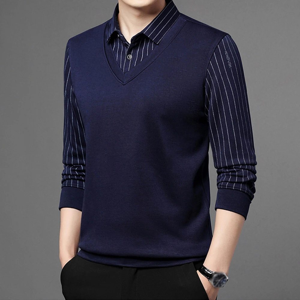 Shirt Men Sweater Warm Winter Breathable Business Business Shirt Fake Two-piece Fashion Fleece Long Sleeve 2022
Shirt Men Sweater Warm Winter Breathable Business Business Shirt Fake Two-piece Fashion Fleece Long Sleeve 2022