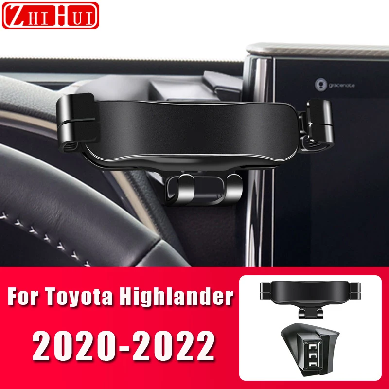 Car Styling Mobile Phone Holder For Toyota Highlander Kluger XU70 2009-2022 Air Vent Mount Gravity Bracket Stand Accessories
Car Styling Mobile Phone Holder For Toyota Highlander Kluger XU70 2009-2022 Air Vent Mount Gravity Bracket Stand Accessories