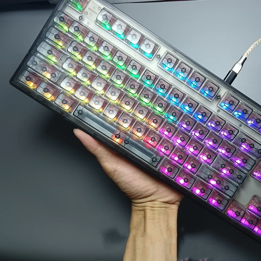 Fully Transparent Keycaps Without Engraving MDA Profile Black White Transparent Keycaps For MX Switches 60% 80% 100% Keyboard
Fully Transparent Keycaps Without Engraving MDA Profile Black White Transparent Keycaps For MX Switches 60% 80% 100% Keyboard