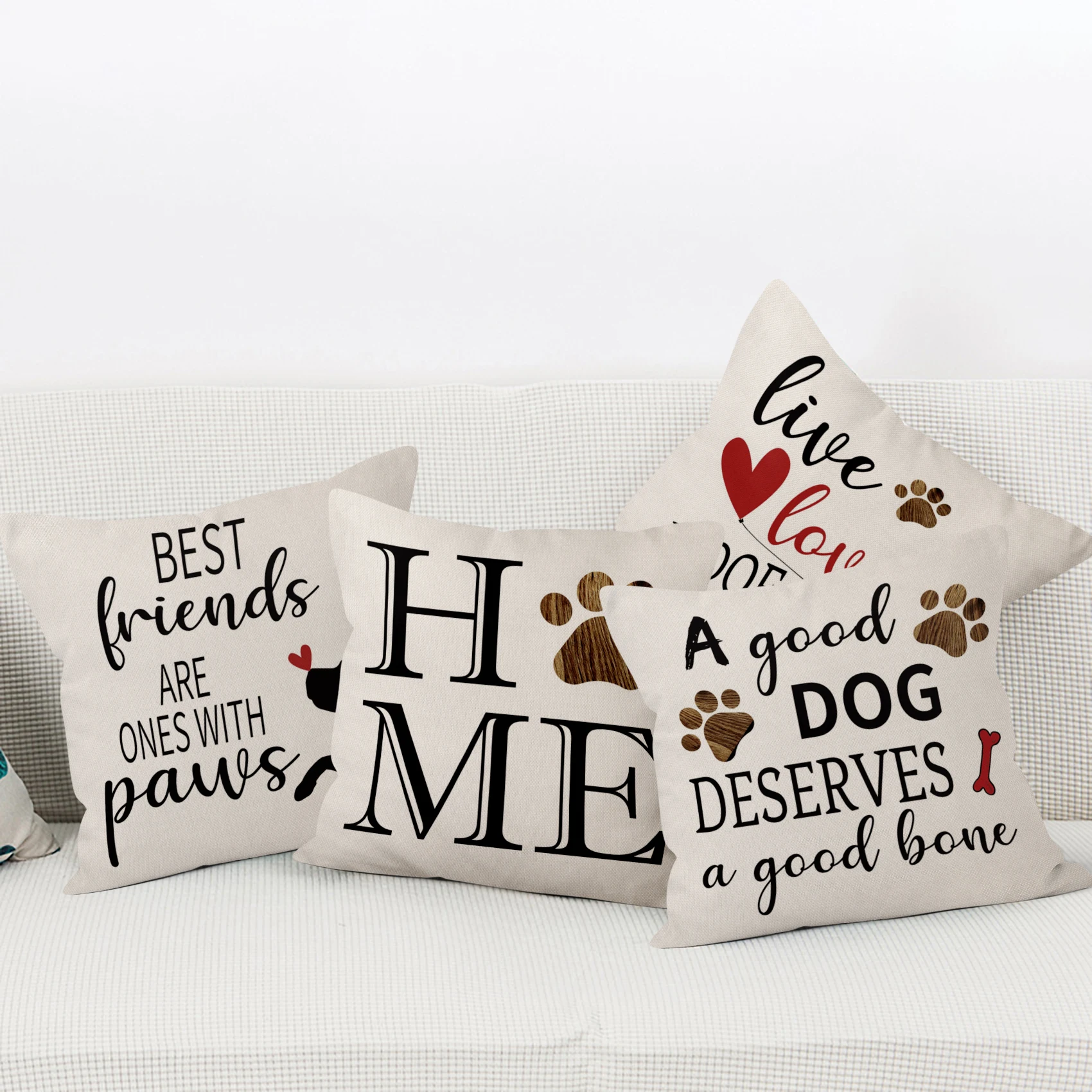Cute Animals Decor Throw Pillow Cases Love Dog Theme Cotton Linen Warm Quote Words Printed Pillow Covers Decorative Home Sofa
Cute Animals Decor Throw Pillow Cases Love Dog Theme Cotton Linen Warm Quote Words Printed Pillow Covers Decorative Home Sofa