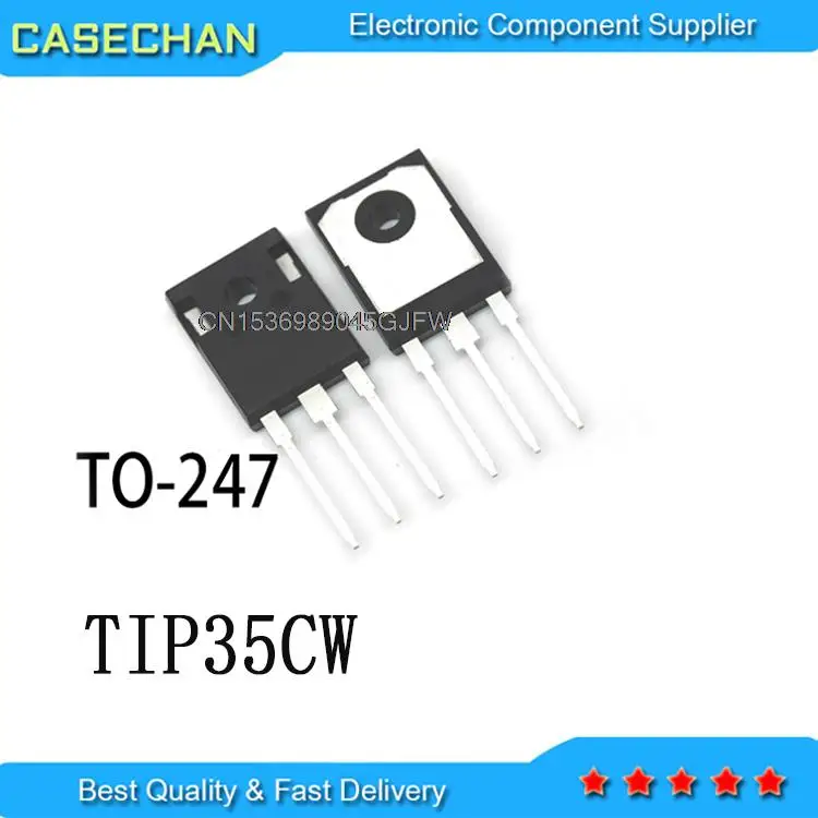 10 шт. Новый и оригинальный TIP36CW TIP35C TIP36C TIP35 TIP36 TO-247/218 NPN + PNP TIP35CW | Электронные