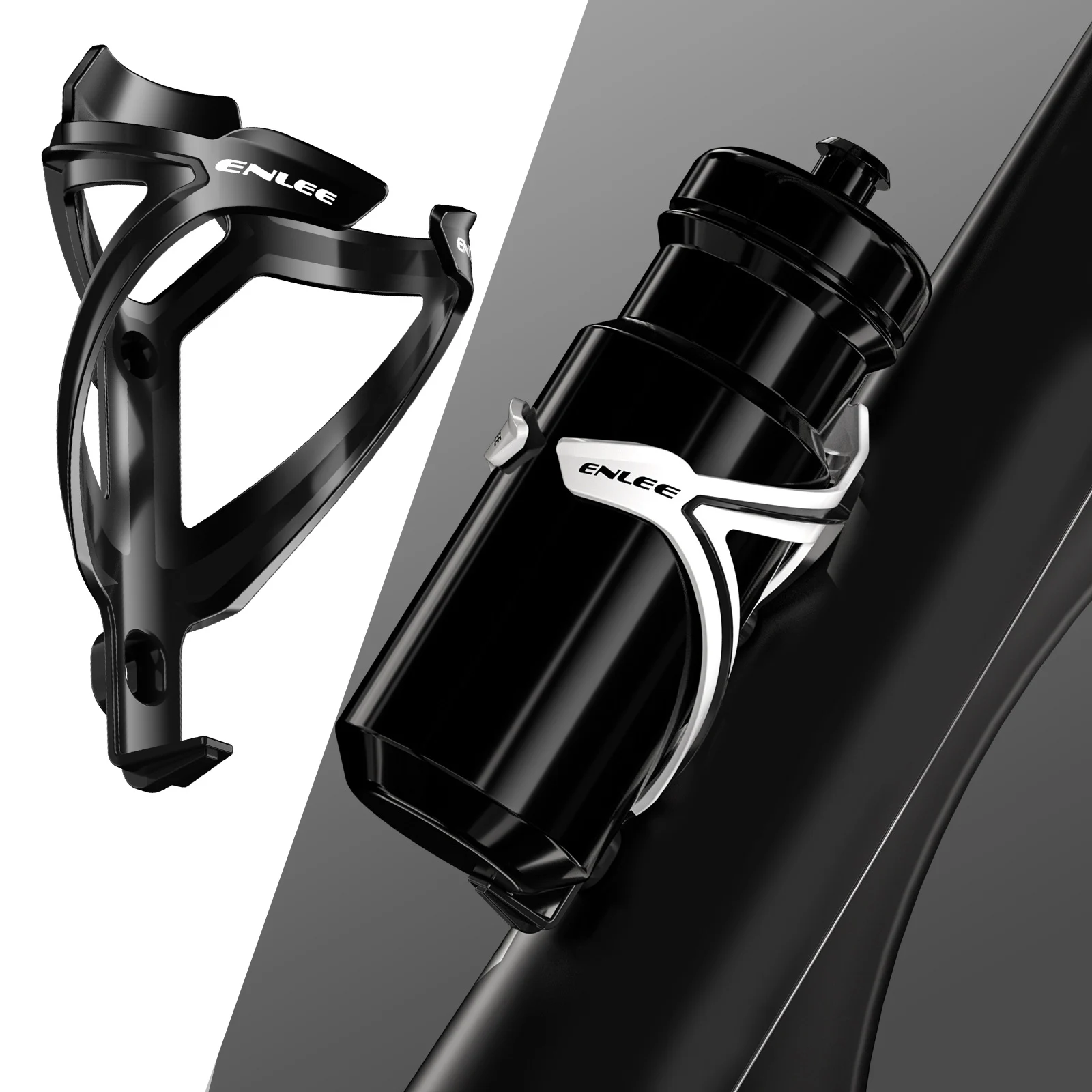 Ultralight Bike Cup Holder with Fiberglass & Polycarbonate Construction Two Color Design for Dynamic Appearance 
Ultralight Bike Cup Holder with Fiberglass & Polycarbonate Construction Two Color Design for Dynamic Appearance