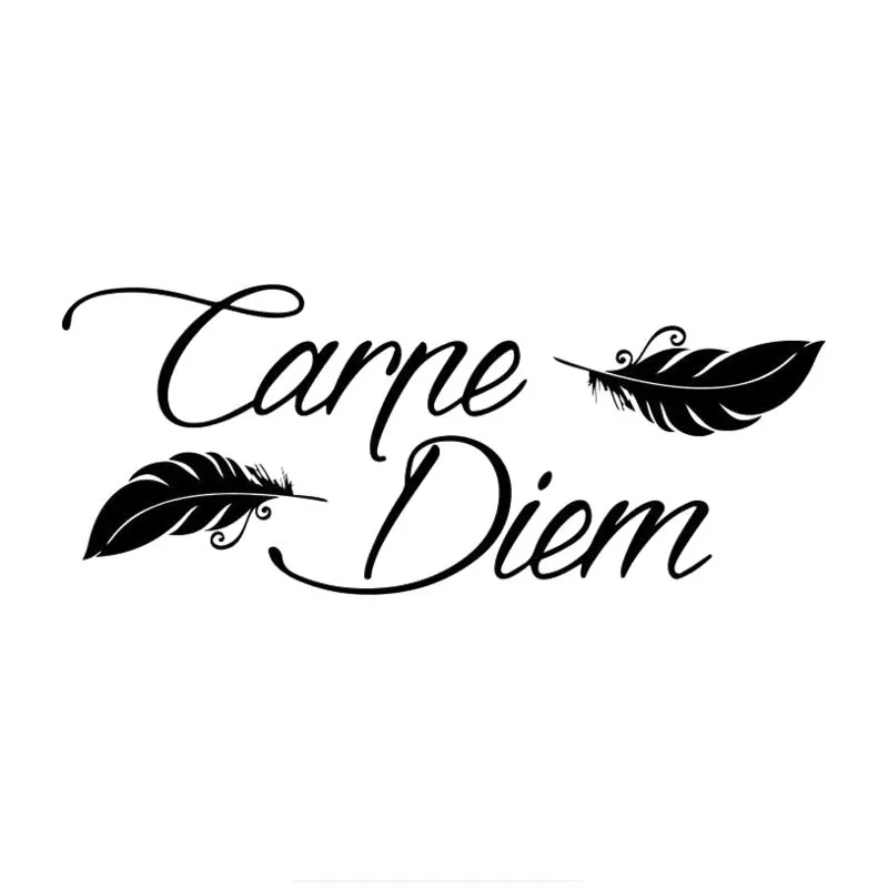 Виниловые стикеры Carpe Diem, стильные художественные наклейки, креативные Переводные картинки, аксессуары «сделай сам», 20 см
Виниловые стикеры Carpe Diem, стильные художественные наклейки, креативные Переводные картинки, аксессуары «сделай сам», 20 см