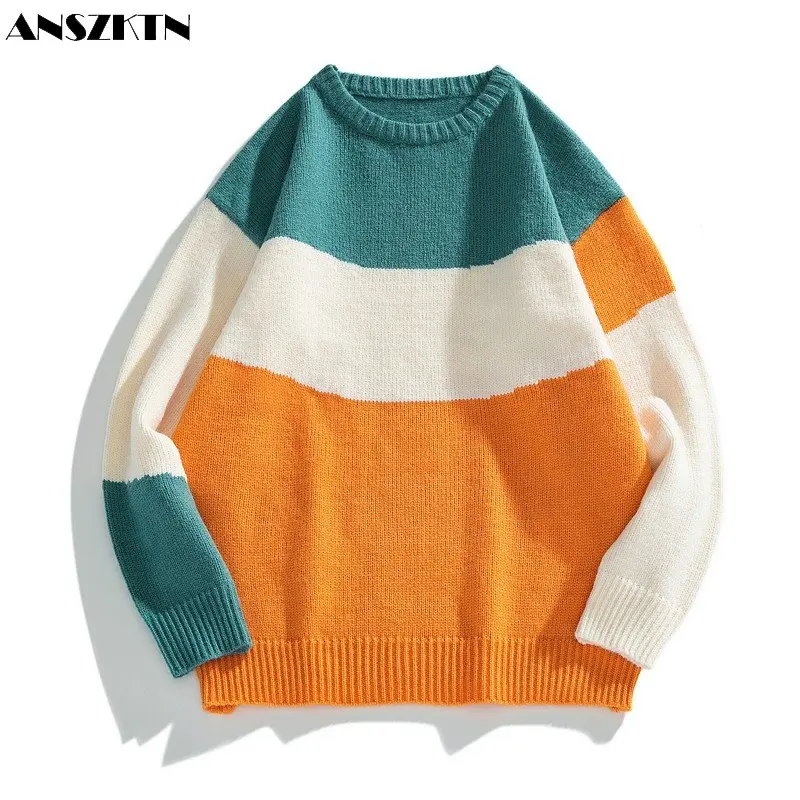 ANSZKTN 2022 Fall/Winter 2024 Casual Loose Round Neck Jacquard Pattern Trend Men's Sweater
ANSZKTN 2022 Fall/Winter 2024 Casual Loose Round Neck Jacquard Pattern Trend Men's Sweater