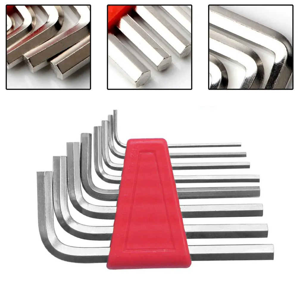 8Pcs 1.5mm-5mm Allen Key Nickel Plated Hexagonal Wrench Metric L Type Short Hex Key Double End Set For Repair Bicycles
8Pcs 1.5mm-5mm Allen Key Nickel Plated Hexagonal Wrench Metric L Type Short Hex Key Double End Set For Repair Bicycles