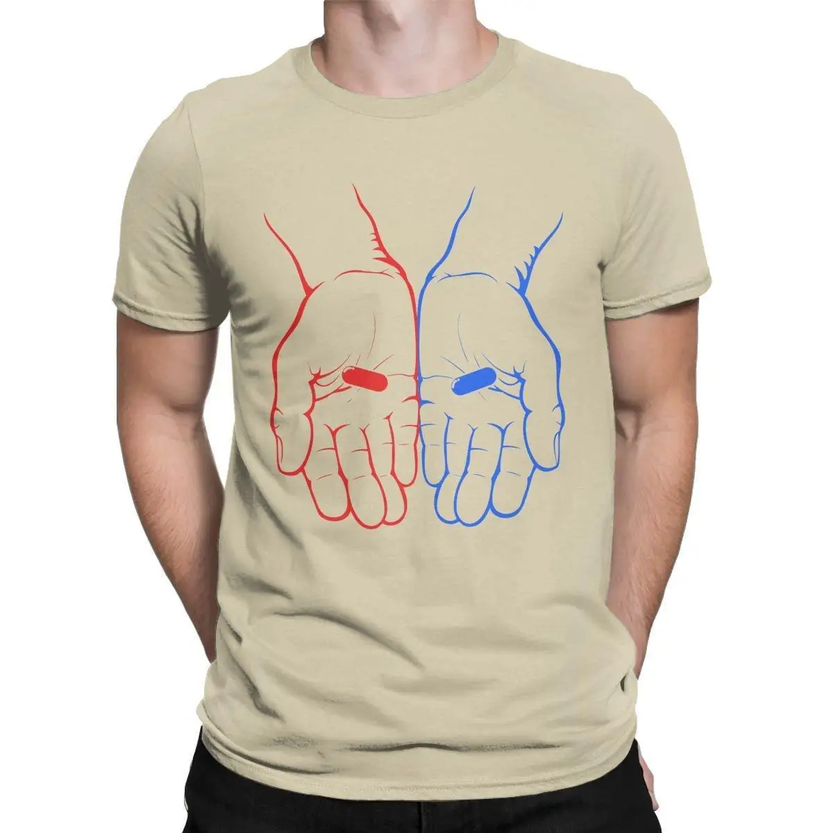 Red Pill Or Blue Pill The Matix T-Shirts Men John Wick Novelty 100% Cotton Tees Crew Neck Short Sleeve T Shirts Graphic Clothing
Red Pill Or Blue Pill The Matix T-Shirts Men John Wick Novelty 100% Cotton Tees Crew Neck Short Sleeve T Shirts Graphic Clothing