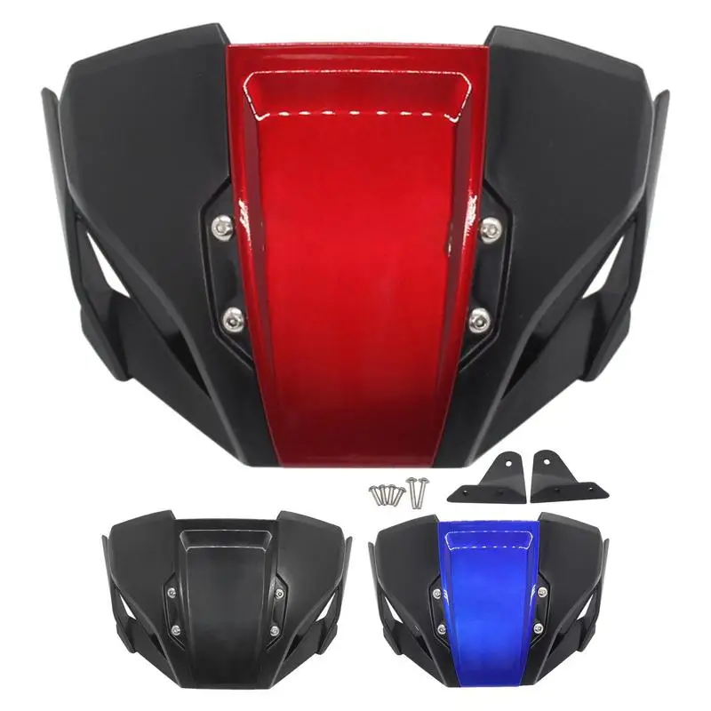 Motorbike Windshield Deflector Motorcycle Durable Windscreen Deflector Bike Air Deflector To Stop Wind Thrown Rocks Accessory
Motorbike Windshield Deflector Motorcycle Durable Windscreen Deflector Bike Air Deflector To Stop Wind Thrown Rocks Accessory