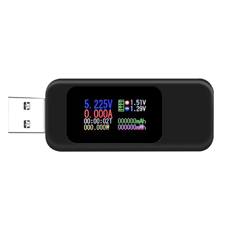 USB OLED-измеритель напряжения тока, измеритель мощности и емкости тока, бытовой тестер, точный прибор для электричества
USB OLED-измеритель напряжения тока, измеритель мощности и емкости тока, бытовой тестер, точный прибор для электричества