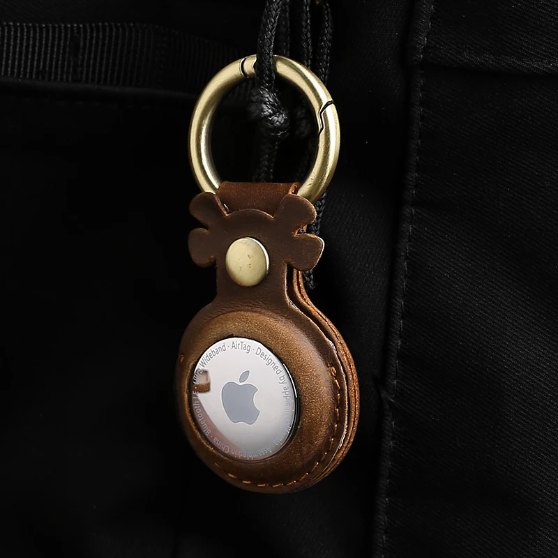 Original Airtag Case Genuine Leather Protective Cover For Apple Airtags Anti-lost Anti-Scratch AirTag Keychain Leather Sleeve
Original Airtag Case Genuine Leather Protective Cover For Apple Airtags Anti-lost Anti-Scratch AirTag Keychain Leather Sleeve