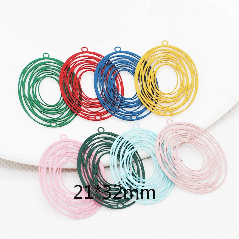 10pcs/Lot Candy Color Rubber Paint Oval Shape Hollow Out Charm Pendants Fit For Jewelry Earring Bracelet Making Charms
10pcs/Lot Candy Color Rubber Paint Oval Shape Hollow Out Charm Pendants Fit For Jewelry Earring Bracelet Making Charms