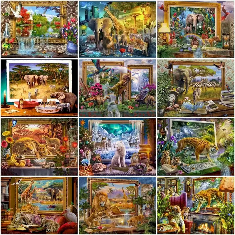 CHENISTORY Paint By Number Wall Animal Scenery Handpainted Drawing On Canvas Gift Diy Pictures By Numbers Kits Home Decor
CHENISTORY Paint By Number Wall Animal Scenery Handpainted Drawing On Canvas Gift Diy Pictures By Numbers Kits Home Decor