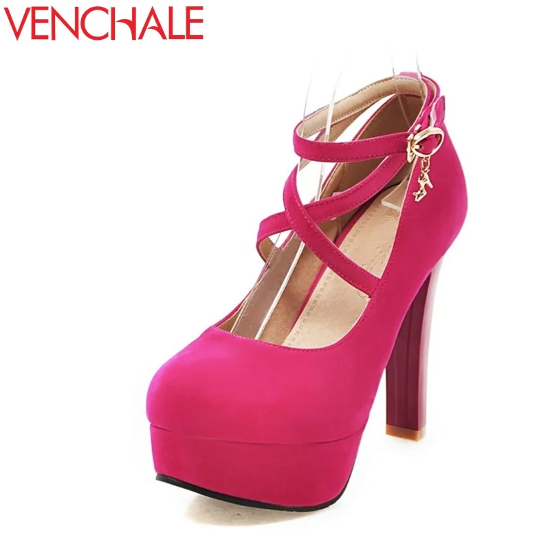 Женские туфли-лодочки VENCHALE, Весенняя стильная обувь на платформе и очень высоком каблуке, модная женская обувь с круглым носком и ремешком на щиколотке, женская обувь
Женские туфли-лодочки VENCHALE, Весенняя стильная обувь на платформе и очень высоком каблуке, модная женская обувь с круглым носком и ремешком на щиколотке, женская обувь