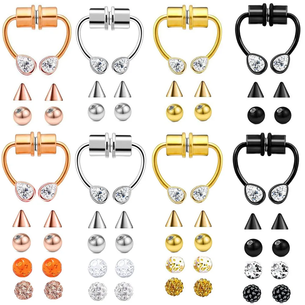 Magnetic False Nose Ring Non-Perforated Horseshoe Rings Artificial Stainless Steel Nose Rings Nose Hoop Rings Nose Women Jewelry
Magnetic False Nose Ring Non-Perforated Horseshoe Rings Artificial Stainless Steel Nose Rings Nose Hoop Rings Nose Women Jewelry