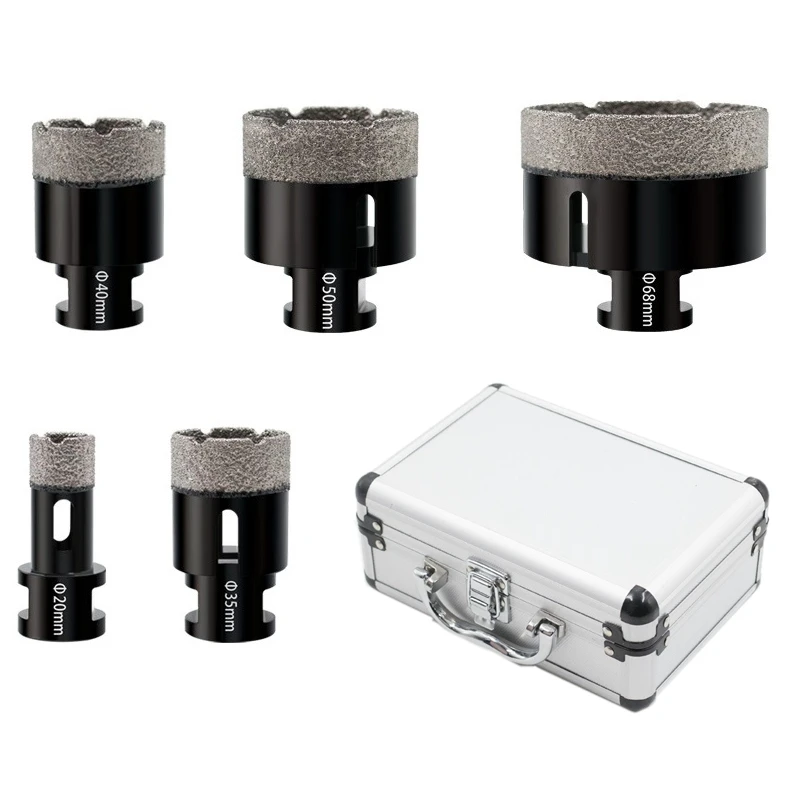 5Pcs M14 Diamond Core Bits Set Vacuum Brazed Perforating Drill Bit Cut Diameter 20/35/40/50/68Mm Ceramic Marble Hole Saw
5Pcs M14 Diamond Core Bits Set Vacuum Brazed Perforating Drill Bit Cut Diameter 20/35/40/50/68Mm Ceramic Marble Hole Saw