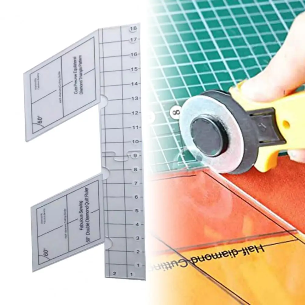 Excellent Sewing Ruler Clear Lines Mini 60 Degree Diamond Quilt Hand Sewing Ruler Sewing Mold Ruler Patchwork Ruler
Excellent Sewing Ruler Clear Lines Mini 60 Degree Diamond Quilt Hand Sewing Ruler Sewing Mold Ruler Patchwork Ruler