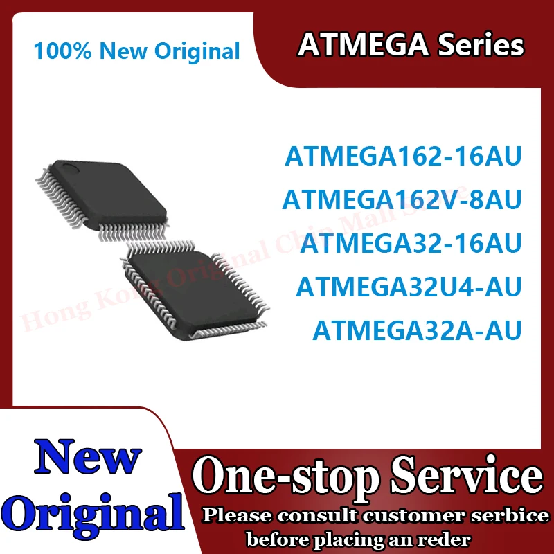 100% New Originl ATMEGA32-16AU ATMEGA32A-AU ATMEGA32U4-AU ATMEGA162-16AU ATMEGA162V-8AU ATMEGA32 ATMEGA162 16AU IC MCU Chip
100% New Originl ATMEGA32-16AU ATMEGA32A-AU ATMEGA32U4-AU ATMEGA162-16AU ATMEGA162V-8AU ATMEGA32 ATMEGA162 16AU IC MCU Chip