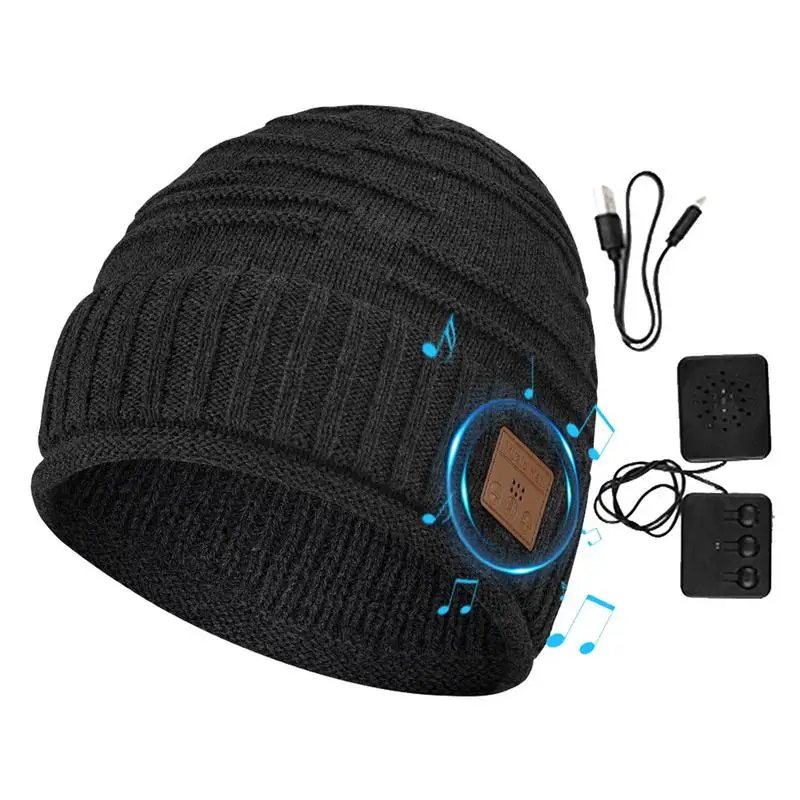 Music Beanie Washable Musical Knitted Headset Winter Beanies For Outdoor Sports Skiing Snowboard Skating Jogging
Music Beanie Washable Musical Knitted Headset Winter Beanies For Outdoor Sports Skiing Snowboard Skating Jogging
