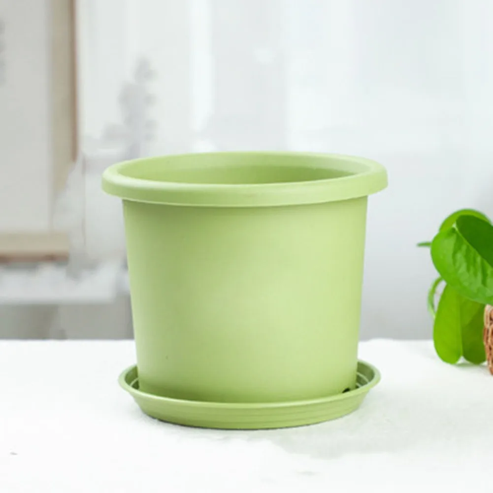1pc Plastic Plant Pot Colour Flower Pots Resin Gloss Planters With Saucer Tray Drainage Holes Home Outdoor Indoor Garden Decor
1pc Plastic Plant Pot Colour Flower Pots Resin Gloss Planters With Saucer Tray Drainage Holes Home Outdoor Indoor Garden Decor