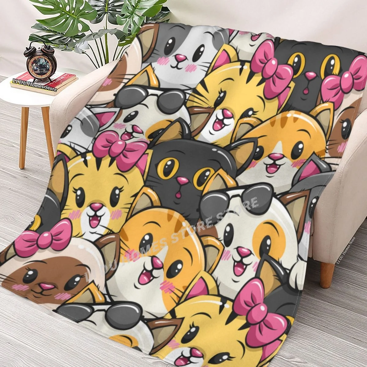 Cute Cat Cartoon Throw Blanket flannel Collage Blanket Bedding soft Cover Bedspreads Blankets
Cute Cat Cartoon Throw Blanket flannel Collage Blanket Bedding soft Cover Bedspreads Blankets