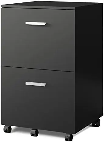 Drawer File Cabinet, Mobile Printer Stand, Wood Filing Cabinet fits A4 or Letter Size for Home Office, Black
Drawer File Cabinet, Mobile Printer Stand, Wood Filing Cabinet fits A4 or Letter Size for Home Office, Black