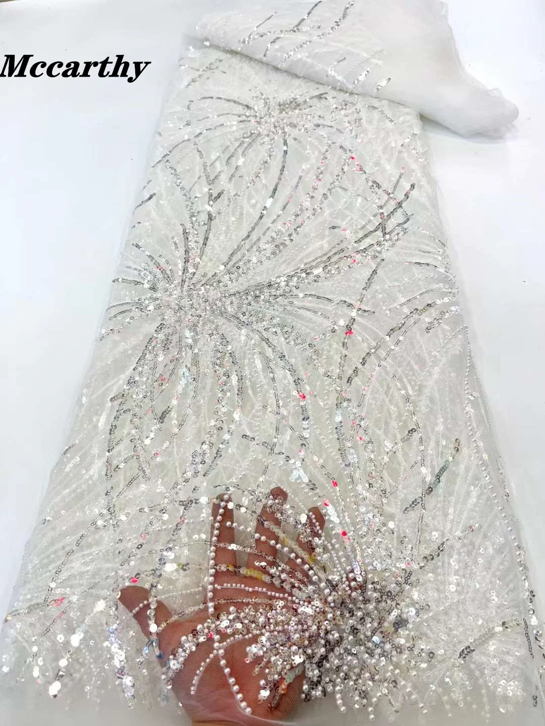 Mccarthy Latest Beads African Lace 2022 High Quality Sequins Nigerian French Tulle Lace Fabric Embroidery for Women Dress
Mccarthy Latest Beads African Lace 2022 High Quality Sequins Nigerian French Tulle Lace Fabric Embroidery for Women Dress